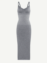 Load image into Gallery viewer, Seamless Spaghetti Strap V-neck Maxi Shaper Dress