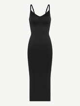 Load image into Gallery viewer, Seamless Spaghetti Strap V-neck Maxi Shaper Dress