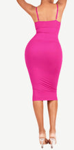 Load image into Gallery viewer, Seamless Spaghetti Strap V-neck Maxi Shaper Dress