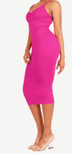 Load image into Gallery viewer, Seamless Spaghetti Strap V-neck Maxi Shaper Dress