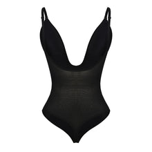 Load image into Gallery viewer, Bodysuit Shapewear Deep V-Neck Body Shaper Backless